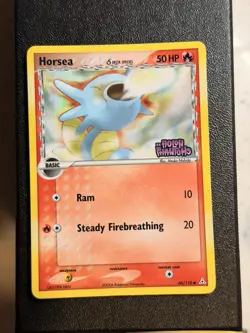 Horsea Holon Phantoms Stamped 66/110 REVERSE Holo #66 Pokemon Card NM / M 66/110 - Image 1