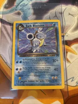 Pokemon TCG Dark Blastoise 2000 Non-Holo Rare Card 20/82 Team Rocket - Image 1