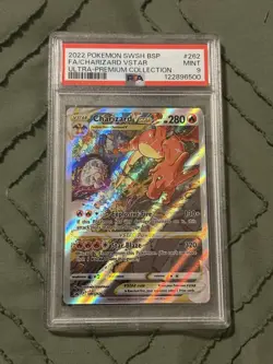 Pokemon Charizard VSTAR SWSH262 SWSH: Sword & Shield Promo Cards Holo PSA 9 - Image 1