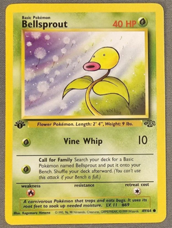 Mint/NM - Bellsprout - 49/64 - 1st Edition - Jungle - Pokemon Card - Image 1