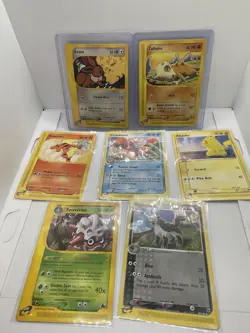 2002 & 2003 Pokemon E-Reader Cards - Cubone, Eevee & More Lot Non-Holo LP/MP - Image 1