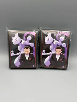 Pokemon Destined Rivals ETB Giovanni & Mewtwo 65 Card Sleeve Packs x2 - Image 1