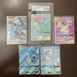 Pokemon Tcg Sun & Moon Gx Holo 5 Card Lot ?????? - Image 1