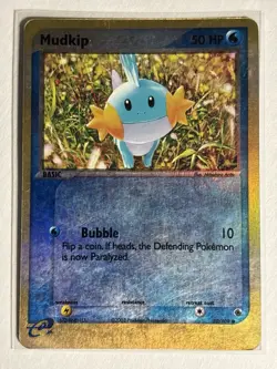 Mudkip 59/109 - Ex Ruby & Sapphire Reverse Holo Rare Pokemon Card - Image 1
