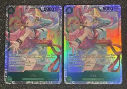 Uta (SR) OP13-023 One Piece Card Carrying On His Will English. 2 Cards!! - Image 1