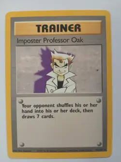 1999 Imposter Professor Oak Base Set Unlimited, Regular, Rare Card 73/102 - Image 1