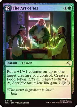 NM Foil The Art of Tea, MTG, Avatar: The Last Airbender, Magic, 129 - Image 1