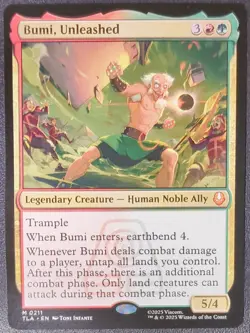 Bumi, Unleashed - Avatar: The Last Airbender (TLA) #211 - MTG - Image 1