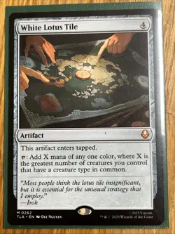 MTG Avatar M White Lotus Tile #0262 - Image 1