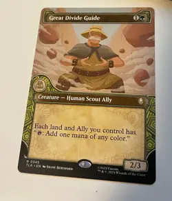 Great Divide Guide - Foil Extended Art Showcase TLA NM MTG - Image 1