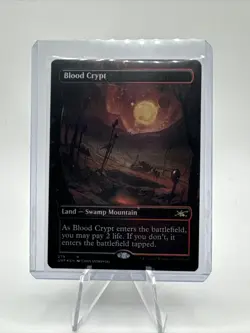 [1x] Blood Crypt - Foil - Borderless - Near Mint, English - Unfinity Singles Ext - Image 1