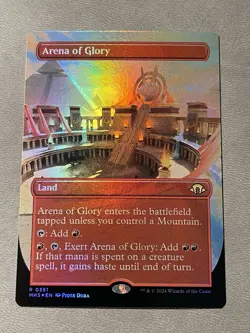 MTG - Arena of Glory (Borderless)(0351) - Modern Horizons 3 - Foil NM - Image 1