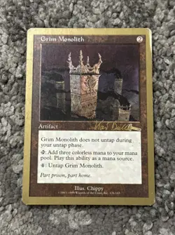 Grim Monolith - 1999 Kai Budde (ULG) World Championship Decks Regular - Image 1