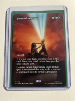 Force of Negation (Borderless) - Avatar: The Last Airbender MTG Plus Bonus Rare! - Image 1