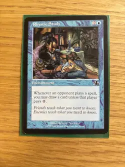 1x LP MTG Rhystic Study Prophecy Regular - Image 1