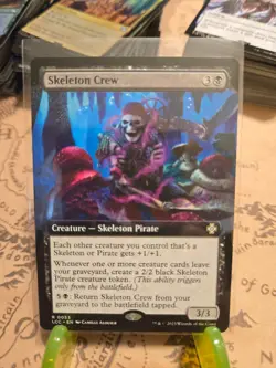 MTG Skeleton Crew Commander Regular Extended Art Rare NM - Image 1