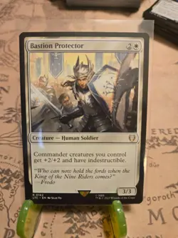 MTG Bastion Protector The Lord of the Rings Commander Decks Regular Rare NM - Image 1