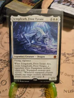 MTG Icingdeath, Frost Tyrant Adventures in the Forgotten Realm Regular Mythic NM - Image 1