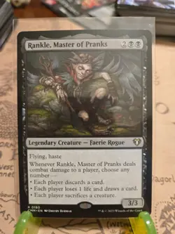 MTG Rankle, Master of Pranks Commander Masters Regular Rare NM - Image 1