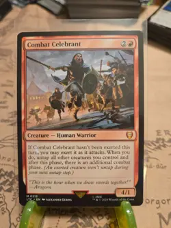 MTG Combat Celebrant The Lord of the Rings Commander Decks Regular Mythic NM - Image 1