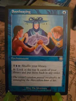MTG Soothsaying Mystery Booster/The List Mercadian Masques Regular Uncommon NM - Image 1