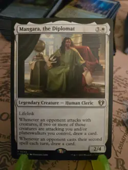 MTG Mangara, the Diplomat Commander Masters Regular Rare NM - Image 1