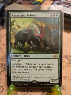 MTG Rampaging Baloths Jumpstart 2022 Regular Rare Nm - Image 1