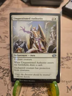 MTG Unquestioned Authority Jumpstart 2022 Regular Uncommon NM - Image 1