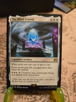 MTG The Wind Crystal Final Fantasy Regular Rare NM - Image 1