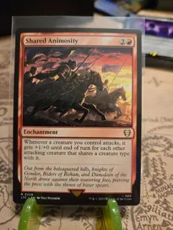 MTG Shared Animosity Commander: the Lord of the Rings Regular Rare NM - Image 1