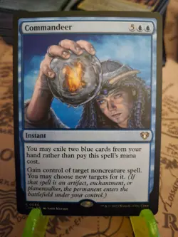 MTG Commandeer Commander Masters Regular Rare NM - Image 1