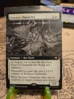 MTG Essence Channeler Bloomburrow Regular Extended Art Rare NM - Image 1