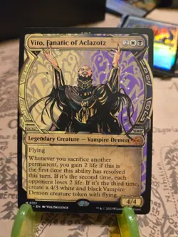 MTG Vito, Fanatic of Aclazotz The Lost Caverns of Ixalan Regular Showcase NM - Image 1