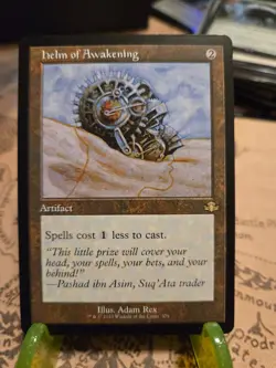 MTG Helm of Awakening Dominaria Remastered Regular Retro Frame Rare NM - Image 1