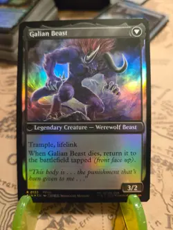 MTG Vincent Valentine Final Fantasy Foil Rare NM - Image 2