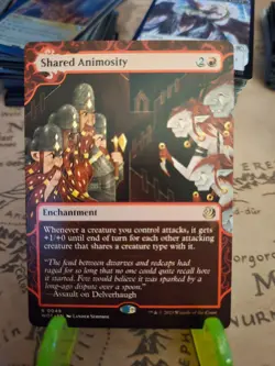 MTG Shared Animosity Wilds of Eldraine: Enchanting Tales Regular Rare NM - Image 1