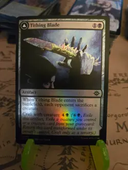 MTG Tithing Blade The Lost Caverns of Ixalan Foil Common NM - Image 1
