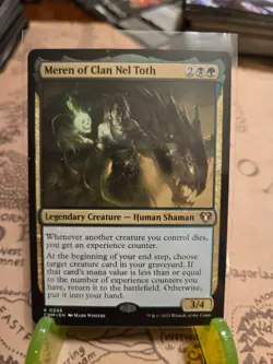 MTG Meren of Clan Nel Toth Commander Masters Regular Rare NM - Image 1