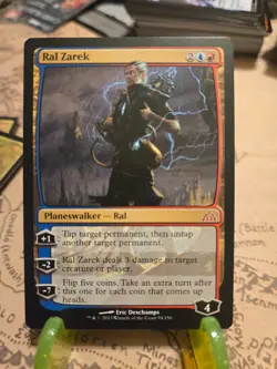 MTG Ral Zarek Dragon's Maze Regular Mythic NM - Image 1