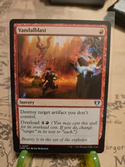 MTG Vandalblast Commander Masters Regular Uncommon NM - Image 1