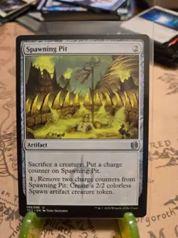 MTG Spawning Pit Promotional Duel Decks: Mirrodin Pure vs New Phyrexia Symbol NM - Image 1