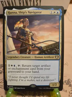 MTG Hanna, Ship's Navigator Commander Masters Regular Rare NM - Image 1