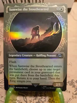 MTG Samwise the Stouthearted the Lord of the Ring Showcase Foil NM - Image 1