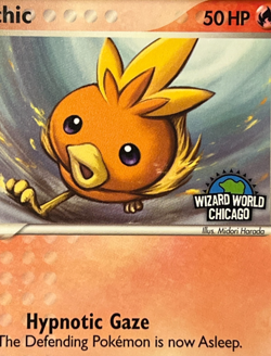 Pokemon TCG- Torchic Wizard World Chicago Rare Promo 2005 Ex Emerald #69 -NM - Image 2