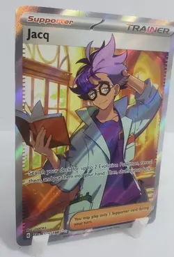 Pokemon Jacq 236/198 Full Art Trainer Scarlet & Violet NM/M Unplayed Pack Fresh - Image 2
