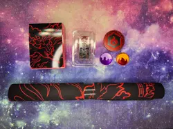 Pokemon TCG Team Rocket Moltres UPC Play Mat, Coins, Dice, & Deck Box. No Cards - Image 1