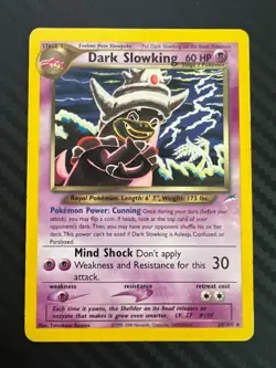 Pokemon TCG Vintage Non-holo Rare Dark Slowking Neo Destiny 20/105 LP/MP - Image 1