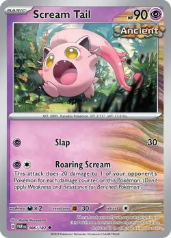 NM Pokemon Paradox Rift Scream Tail 086 - Image 1