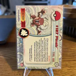 2000 Pokemon Topps TV Animation Edition Series #127 Pinsir Non Holo Blue Label - Image 2