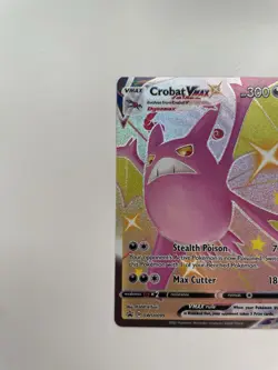 Pokemon TCG Crobat VMAX SWSH099 Full Art Black Star Promo NM - Image 3